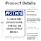Signmission D-Class Fire Extinguisher For OSHA Notice Sign, Aluminum, 7in W x 10in L, 2PK OS-2PACK-NS-A-710-V-10940 - alternate 4